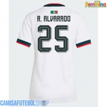 Camisa de time de futebol México Roberto Alvarado #25 Replicas 2º Equipamento Feminina Mundo 2026 Manga Curta